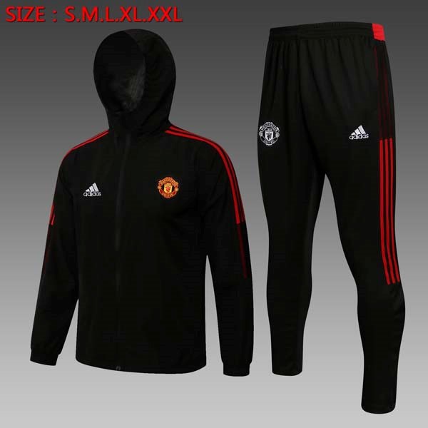 Giacca a vento Manchester United Set Completo 2022 Nero